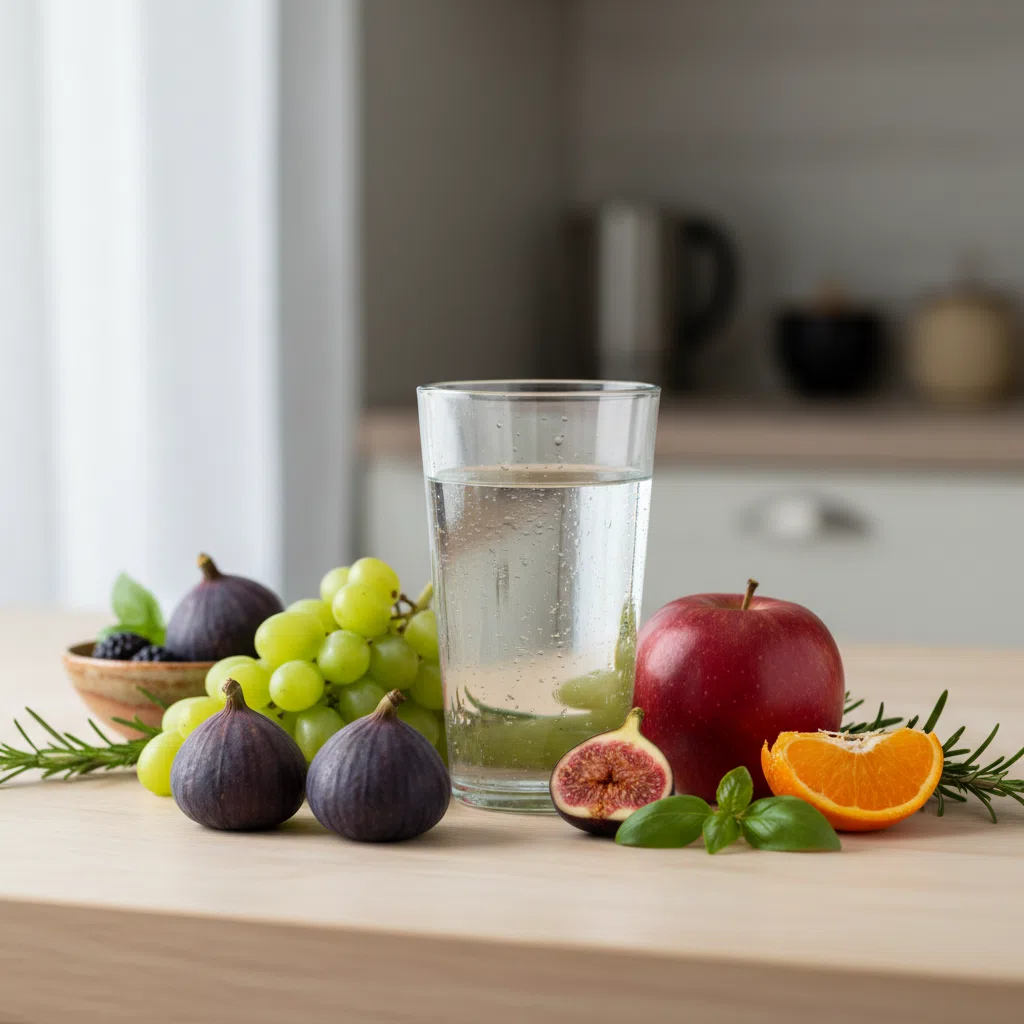 Schematische Darstellung des Stoffwechselkreislaufs: Energie, Ernährung, Hydration